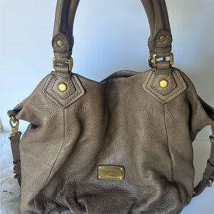 Marc By Marc Jacobs Brown Shoulder Bag with Gold Hardware